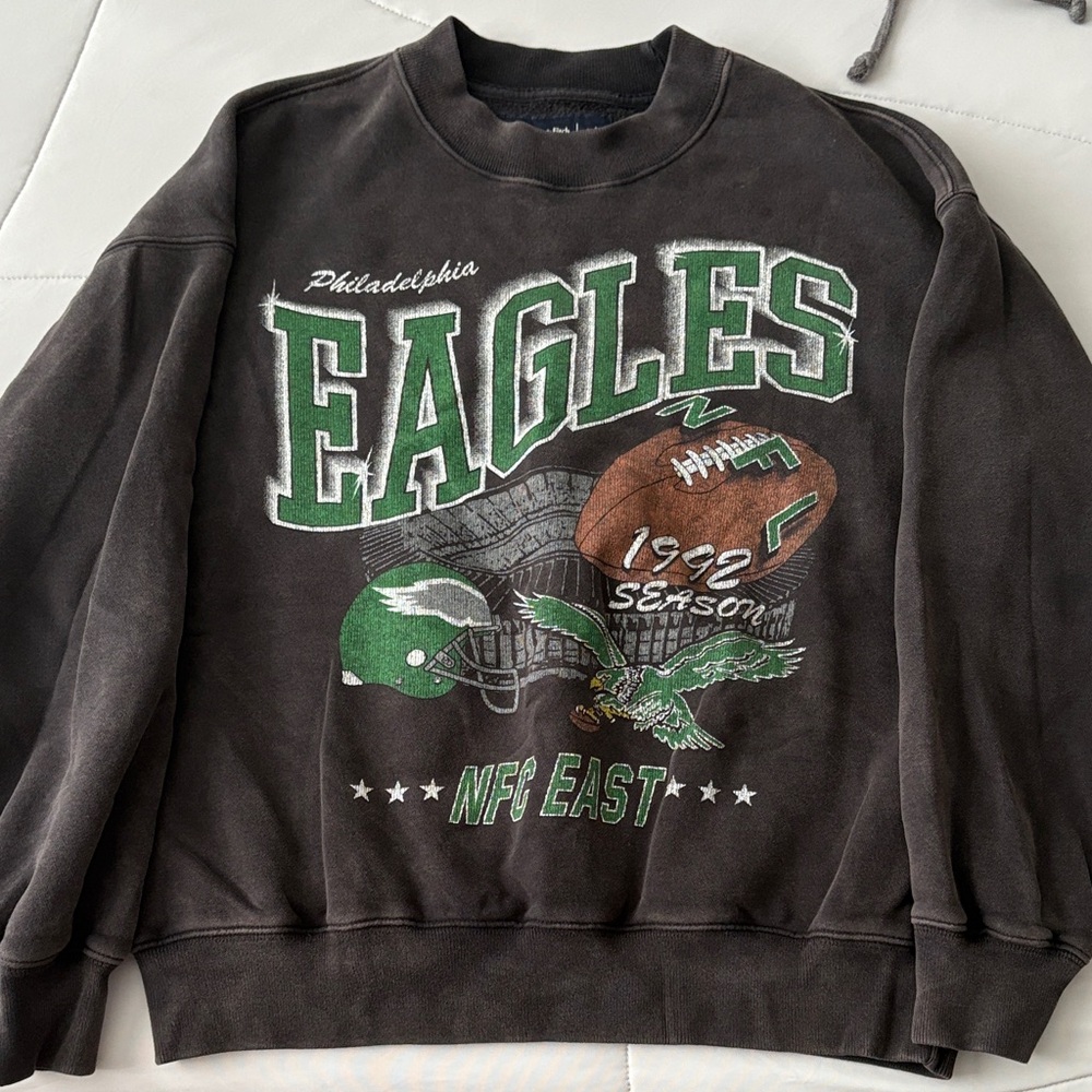 Abercrombie and fitch NFL Philadelphia Eagles crewneck